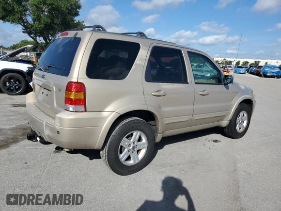 2007 Ford Escape Limited with VIN 1FMCU04177KA09776, listed as a Copart auction lot 60784535 with 175,679 mi miles and Salvage title. Bid and sale history available at DreamBid. Image 3.