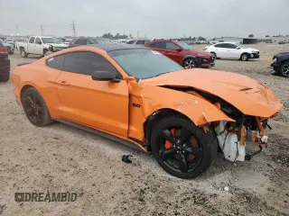 2021 Ford Mustang GT with VIN 1FA6P8CF9M5101492, listed as a Copart auction lot 52884925 with 16,380 mi miles and Salvage Title. Bid and sale history available at carsss.com. Image 4.