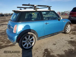 2003 MINI Hardtop S with VIN WMWRE33493TD64204, listed as a Copart auction lot 44604095 with 105,371 mi miles and Clean Title. Bid and sale history available at DreamBid. Image 3.
