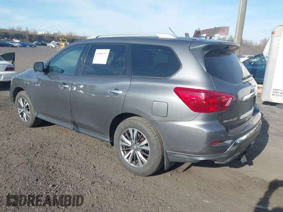 2019 Nissan Pathfinder S with VIN 5N1DR2MN6KC630742, listed as a IAAI auction lot 42081252 with 118,448 mi miles and . Bid and sale history available at DreamBid. Image 3.