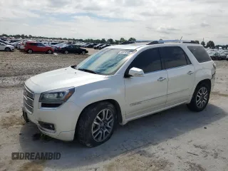 2014 GMC Acadia Denali z VIN 1GKKRTKD1EJ295227, wystawiony jako Copart lot #58615205 z przebiegiem Nie podano mil oraz Szkoda całkowita • Salvage title. Historia ofert i sprzedaży dostępna na DreamBid. Obrazek 1.