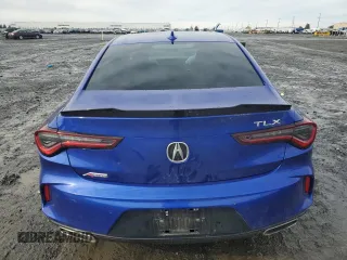 2021 Acura TLX w/A-Spec Package with VIN 19UUB5F59MA008532, listed as a Copart auction lot 46647805 with 17,468 mi miles and Salvage Title. Bid and sale history available at carsss.com. Image 6.