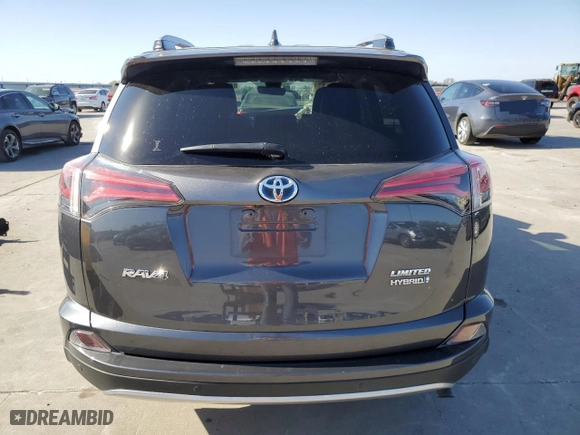 2017 Toyota RAV4 Hybrid Limited with VIN JTMDJREVXHD107732, listed as a Copart auction lot 49887985 with 52,908 mi miles and Salvage Title. Bid and sale history available at carsss.com. Image 6.
