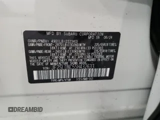 2025 Subaru Forester Limited with VIN JF2SLDNC5SH432633, listed as a Copart auction lot 48720765 with 3,779 mi miles and Salvage Title. Bid and sale history available at carsss.com. Image 15.