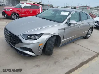 2021 Hyundai Sonata SEL with VIN KMHL64JA6MA146585, listed as a IAAI auction lot 41680181 with 34,119 mi miles. Bid and sale history available at carsss.com. Image 20.