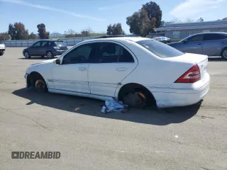 2007 Mercedes-Benz C 230 Sport with VIN WDBRF52H67F889835, listed as a Copart auction lot 51291795 with 150,526 mi miles and Salvage Title. Bid and sale history available at DreamBid. Image 2.