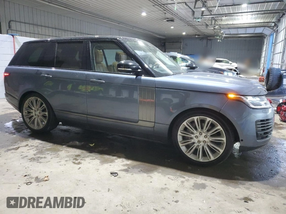 2018 Land Rover Range Rover Autobiography with VIN SALGV2RE2JA503320, listed as a Copart auction lot 41910035 with 75,153 mi miles and Salvage title. Bid and sale history available at DreamBid. Image 4.