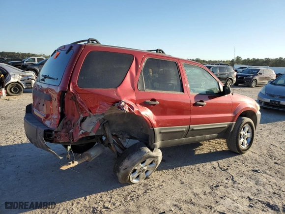 2007 Ford Escape XLT with VIN 1FMYU03117KA13412, listed as a Copart auction lot 49840615 with 120,395 mi miles and Salvage Title. Bid and sale history available at carsss.com. Image 3.