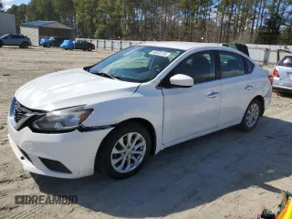 2018 Nissan Sentra SV with VIN 3N1AB7AP9JL639696, listed as a Copart auction lot 46835745 with 88,460 mi miles and Salvage Title. Bid and sale history available at carsss.com. Image 1.