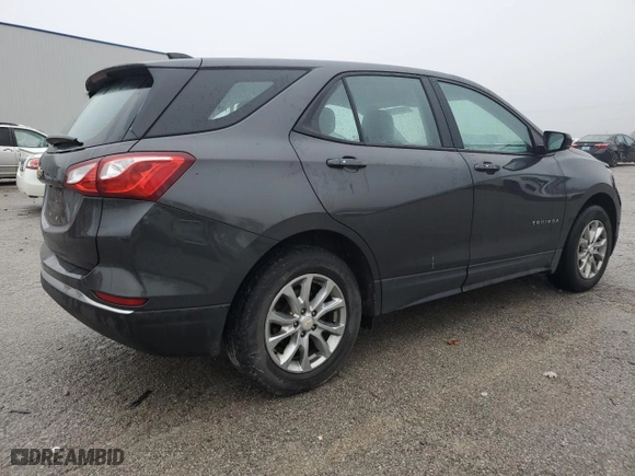 2018 Chevrolet Equinox LS with VIN 2GNAXHEV1J6290378, listed as a Copart auction lot 84027844 with 66,486 mi miles and Salvage Title. Bid and sale history available at carsss.com. Image 3.