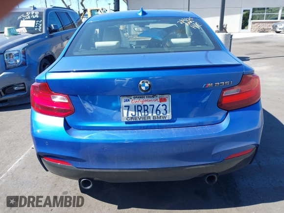 2015 BMW 2 Series M235i with VIN WBA1J7C59FV254140, listed as a IAAI auction lot 41642427 with 23,957 mi miles and . Bid and sale history available at carsss.com. Image 17.