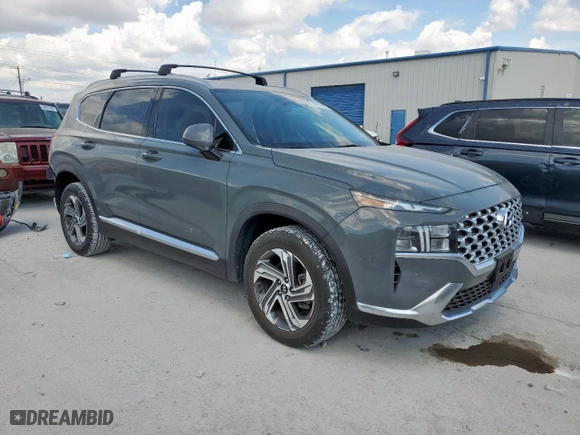 2022 Hyundai Santa Fe SEL with VIN 5NMS24AJ4NH376404, listed as a Copart auction lot 49858405 with 21,392 mi miles and Salvage Title. Bid and sale history available at carsss.com. Image 4.