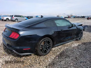 2021 Ford Mustang GT with VIN 1FA6P8CFXM5150152, listed as a Copart auction lot 46116155 with 83,931 mi miles and Salvage Title. Bid and sale history available at carsss.com. Image 3.