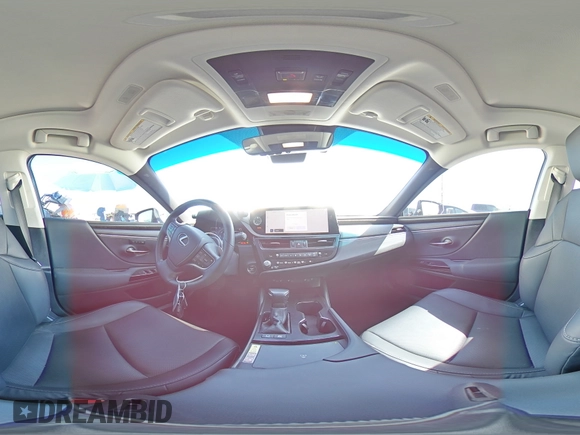 2024 Lexus ES 300h with VIN 58ADA1C13RU037546, listed as a Copart auction lot 57158805 with 49,138 mi miles and Salvage title. Bid and sale history available at DreamBid. Image 14.