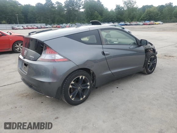 2015 Honda CR-Z with VIN JHMZF1D49FS001765, listed as a Copart auction lot 60227805 with 213,205 mi miles and Salvage title. Bid and sale history available at DreamBid. Image 3.