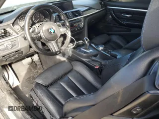 2015 BMW 4 Series 435i xDrive with VIN WBA3T7C53F5A37043, listed as a Copart auction lot 87697145 with 98,031 mi miles and Salvage title. Bid and sale history available at DreamBid. Image 8.