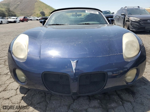 2006 Pontiac Solstice with VIN 1G2MB33B76Y109144, listed as a Copart auction lot 54047265 with 98,410 mi miles and Salvage Title. Bid and sale history available at carsss.com. Image 5.