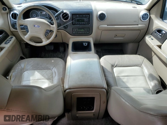 2005 Ford Expedition Eddie Bauer with VIN 1FMFU18575LA63506, listed as a Copart auction lot 49644055 with Not provided miles and Salvage title. Bid and sale history available at DreamBid. Image 8.