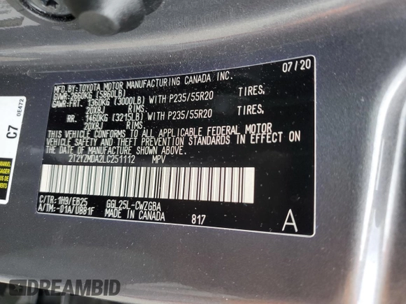 2020 Lexus RX with VIN 2T2YZMDA2LC251112, listed as a Copart auction lot 86778964 with 24,421 mi miles and Salvage Title. Bid and sale history available at carsss.com. Image 14.