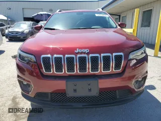 2019 Jeep Cherokee Latitude Plus with VIN 1C4PJLLB9KD373205, listed as a Copart auction lot 52034245 with 49,912 mi miles and Salvage title. Bid and sale history available at DreamBid. Image 5.