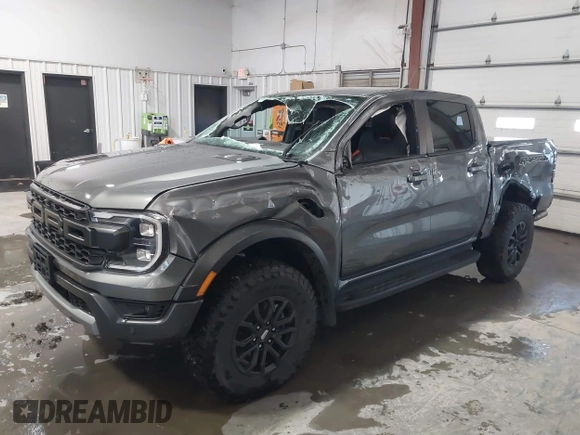 2024 Ford Ranger Raptor with VIN 1FTER4LR8RLE10778, listed as a IAAI auction lot 41729488 with 20,882 mi miles. Bid and sale history available at carsss.com. Image 6.