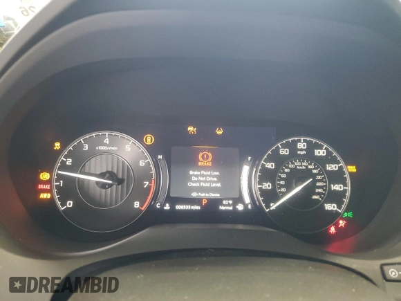 2024 Acura RDX with VIN 5J8TC2H34RL041016, listed as a Copart auction lot 59550805 with 8,535 mi miles and Salvage title. Bid and sale history available at DreamBid. Image 9.