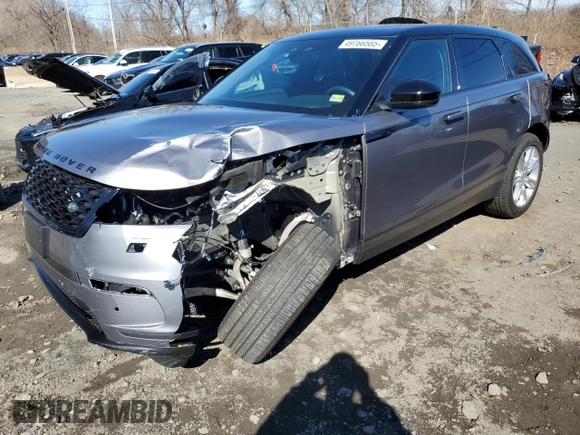 2023 Land Rover Range Rover Velar S z VIN SALYJ2EX3PA357039, wystawiony jako Copart lot #49766585 z przebiegiem 12 183 mil mil oraz Szkoda całkowita • Salvage title. Historia ofert i sprzedaży dostępna na DreamBid. Obrazek 1.