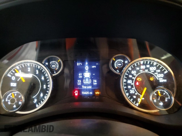 2020 Ram 2500 Tradesman with VIN 3C6UR5CJ1LG136332, listed as a Copart auction lot 54849555 with 70,425 mi miles and Clean title. Bid and sale history available at DreamBid. Image 9.