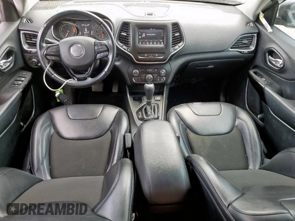 2021 Jeep Cherokee Altitude с VIN 1C4PJLLB5MD134799, выставлен на аукционе Copart как лот 57705125 с пробегом 100 618 миль миль и Списание • Salvage title. История ставок и продаж доступна на DreamBid. Изображение 8.