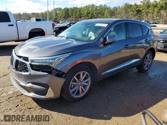 2021 Acura RDX Technology z VIN 5J8TC1H56ML000648, wystawiony jako Copart lot #46293425 z przebiegiem 53 538 mil mil oraz Szkoda całkowita • Salvage title. Historia ofert i sprzedaży dostępna na DreamBid. Obrazek 1.