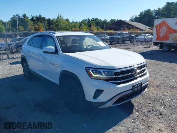 2022 Volkswagen Atlas SE with VIN 1V2KE2CA5NC201682, listed as a IAAI auction lot 40238163 with 44,790 mi miles and . Bid and sale history available at DreamBid. Image 1.
