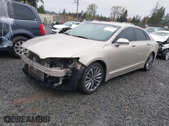 2017 Lincoln MKZ Select with VIN 3LN6L5C9XHR657825, listed as a IAAI auction lot 41950371 with 47,637 mi miles. Bid and sale history available at carsss.com. Image 18.