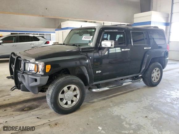 2007 Hummer H3 SUV with VIN 5GTDN13E678228038, listed as a Copart auction lot 54090005 with 181,102 mi miles and Clean Title. Bid and sale history available at carsss.com. Image 1.