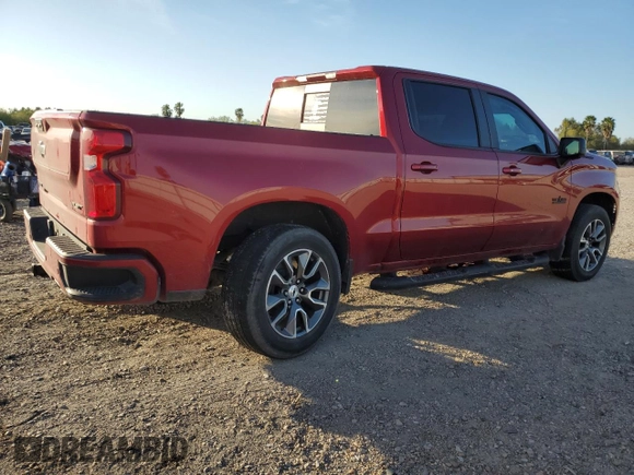 2022 Chevrolet Silverado 1500 RST with VIN 3GCPADED0NG605024, listed as a Copart auction lot 41574725 with 30,727 mi miles and Salvage Title. Bid and sale history available at DreamBid. Image 3.