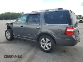 2015 Ford Expedition Platinum with VIN 1FMJU1LT1FEF00504, listed as a Copart auction lot 55325875 with 133,336 mi miles and Salvage title. Bid and sale history available at DreamBid. Image 2.