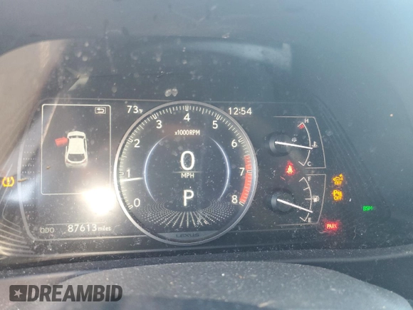 2022 Lexus UX with VIN JTHP3JBH1N2046820, listed as a Copart auction lot 46188775 with 87,613 mi miles and Salvage Title. Bid and sale history available at carsss.com. Image 9.