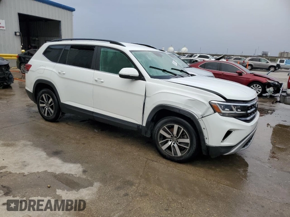 2021 Volkswagen Atlas SE z VIN 1V2DP2CAXMC525244, wystawiony jako Copart lot #80986114 z przebiegiem Nie podano mil oraz Nie do naprawy • Non repairable. Historia ofert i sprzedaży dostępna na DreamBid. Obrazek 4.