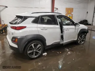 2020 Hyundai Kona Limited with VIN KM8K3CA52LU442072, listed as a Copart auction lot 43773755 with 0 mi miles and Salvage Title. Bid and sale history available at carsss.com. Image 3.