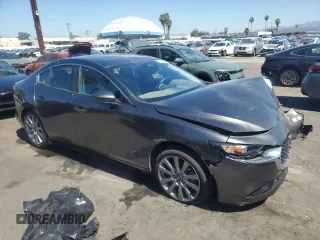 2025 Mazda 3 S Preferred with VIN JM1BPACM3S1767928, listed as a Copart auction lot 64097255 with 6,198 mi miles and Salvage title. Bid and sale history available at DreamBid. Image 4.
