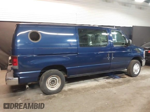 2011 Ford Econoline Cargo Commercial with VIN 1FTNE1EW0BDA89204, listed as a IAAI auction lot 41486132 with 34,930 mi miles and . Bid and sale history available at DreamBid. Image 14.