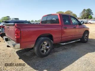 2007 Dodge 1500 SLT with VIN 1D7HA18P07S204969, listed as a Copart auction lot 51480485 with 222,376 mi miles and Salvage Title. Bid and sale history available at DreamBid. Image 3.