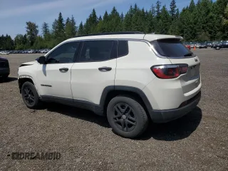 2020 Jeep Compass Sport with VIN 3C4NJCAB0LT170225, listed as a Copart auction lot 60367345 with 84,370 mi miles and Salvage title. Bid and sale history available at DreamBid. Image 2.
