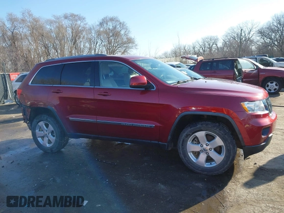 2012 Jeep Grand Cherokee Laredo with VIN 1C4RJFAG3CC163764, listed as a IAAI auction lot 41719137 with 198,827 mi miles. Bid and sale history available at carsss.com. Image 14.