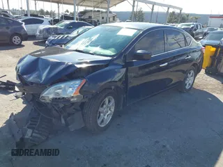 2015 Nissan Sentra S with VIN 3N1AB7AP5FY248829, listed as a IAAI auction lot 41615928 with 206,126 mi miles. Bid and sale history available at carsss.com. Image 2.