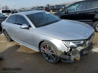 2018 Audi S4 Prestige with VIN WAUC4AF49JA131549, listed as a Copart auction lot 44696114 with 85,232 mi miles and Salvage Title. Bid and sale history available at carsss.com. Image 4.