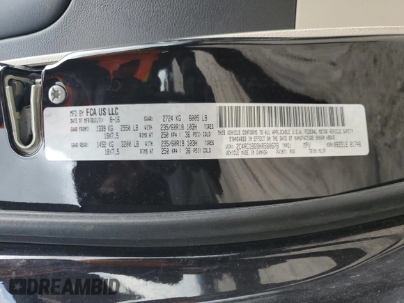 2017 Chrysler Pacifica Touring L z VIN 2C4RC1BG9HR560678, wystawiony jako Copart lot #55420305 z przebiegiem 137 577 mil mil oraz Szkoda całkowita • Salvage title. Historia ofert i sprzedaży dostępna na DreamBid. Obrazek 13.