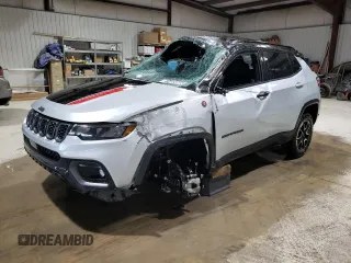 2024 Jeep Compass Trailhawk with VIN 3C4NJDDN5RT149519, listed as a Copart auction lot 51455005 with 23,062 mi miles and Non repairable. Bid and sale history available at DreamBid. Image 1.
