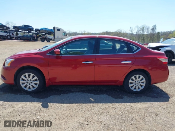 2014 Nissan Sentra S with VIN 3N1AB7AP0EL683916, listed as a IAAI auction lot 42091797 with 117,550 mi miles and . Bid and sale history available at DreamBid. Image 15.