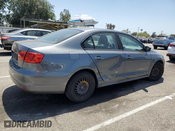 2012 Volkswagen Jetta S with VIN 3VW2K7AJXCM376416, listed as a Copart auction lot 56634835 with 112,086 mi miles and Salvage title. Bid and sale history available at DreamBid. Image 3.