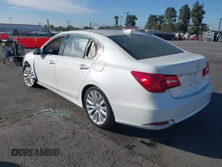 2014 Acura RLX Advance Pkg with VIN JH4KC1F93EC007718, listed as a IAAI auction lot 41622363 with 66,130 mi miles. Bid and sale history available at carsss.com. Image 3.